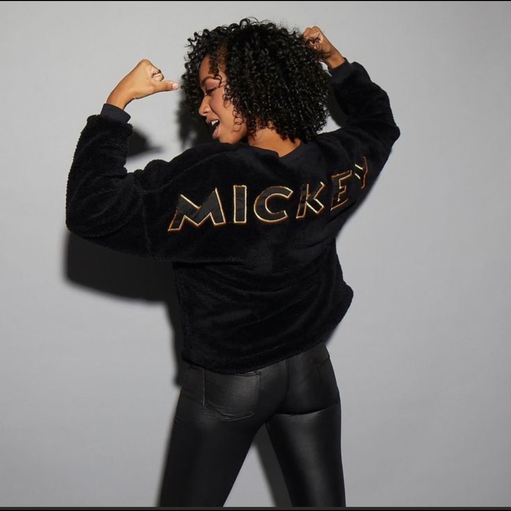 Disney Gold Collection Spirit Jersey Black Gold Mickey Mouse size XS